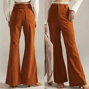 ✌🏽Anthropologie Avec Les Filles Corduroy Flare Pants XL LIKE NEW
